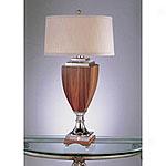 Murray Feiss Alexander Walnut Table Lamp