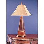 Murray Feiss Herirage Leather Table Lamp