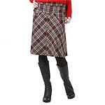 Necessary Objects Juniors 2 Pocket Plaid Skirt