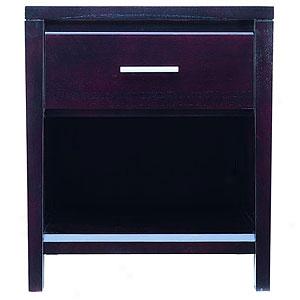 Nevis Espresso One Drawer Nightstand