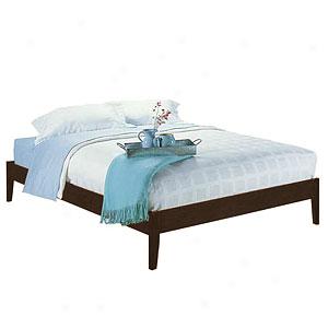 Newport Espresso Simple Platform Bed