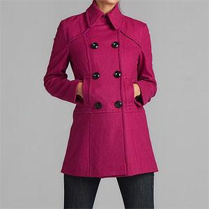 Nine West Double Breasted Peacoat