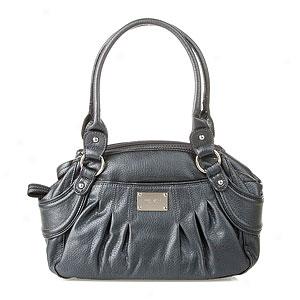 Nine West Richmond Gunmetal Satchel & Wallet