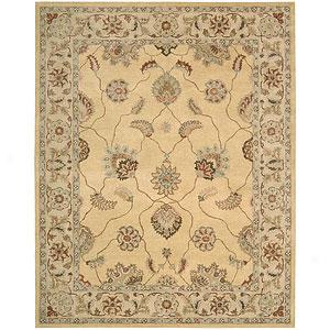 Nourison Savannah Collection Gold Hand Tufted Rug