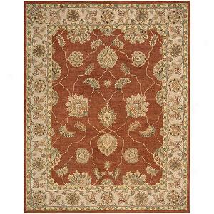 Nourison Savannah Collection Copper Wool Rug