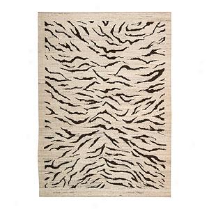 Nourison Taos Beige Flat-woven Wool Rug