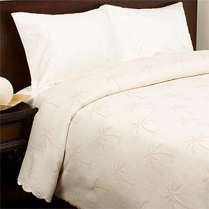 Palm Cotton Bedspread