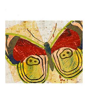 Paper Butterfly 2 Wrapped Canvas Print