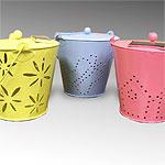 Pastel 3pc Solar Light Set