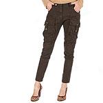 Patrizia Pepe Brown Cotton & Cashmere Blend Pants