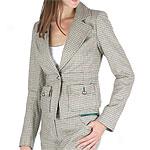 Patrizia Pepe Plaid Blazer