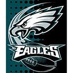 Philadelphia Eagles 60 In X 80 In Plush Throw