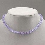 Phillip Bloch Lavender Faceted Bead Necklace