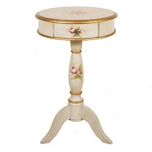 Pink Rose Side Table