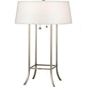 Quoizel 26in Pewter Plated Table Lamp