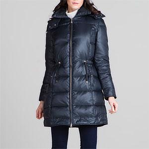 Rainforest Goose Down Quilted & Hooded Coat