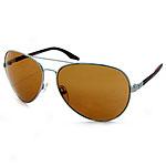 Ralph Laureh Unisex Metal Aviator Sunglasses