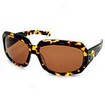 Ralph Lauren Wlmen's Tortoise Plastic Sunglasses