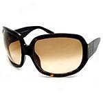 Ralph Lauren Women's Tortoise Plastic Sunglasses