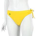 Ralph Lauren Yellow Terry Bikini Bottoms