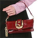 Rampage Aspire Faux Patent Leather Wristlet