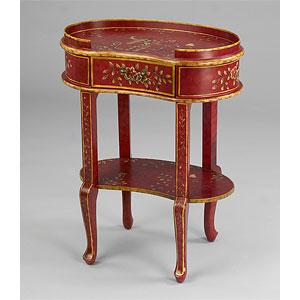 Red Bird Accent Table