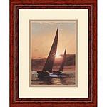 Red Sails Framed Art Print By Diane Romanello