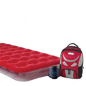 Red Sleepover Aerobed® & Backpack