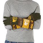 Renee's New York Intarsia Arm Warmers & Gloves