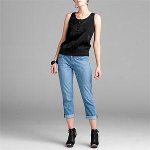 Rich & Skinny Laid Back Sky Cropped Jean