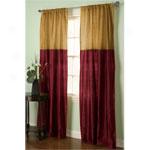 Riva Set Of 2 Lined Dupioni Silk Window Panels