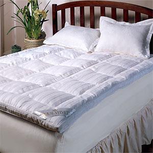 Royal Velvett White Goose Feather Filled  Bed