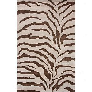 Safari Jungle Ivory Hand Tu fted Wool Rug