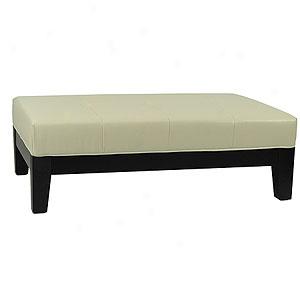 Safavieh Large White Cocktail Ottoman