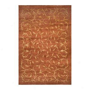 Safavieh Tibetan 400 Rust Hand Knotted Wool Rug