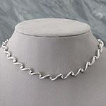 Salvini 18 k1.03 Cttw. Diamond Swiri Necklace
