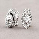 Salvini 18k Gold 1.20 Cttw. Diamond Earrings