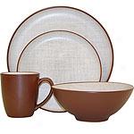 Sango 16pc Linen Sienna Dinnerware