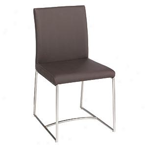 Sarah Sey Of 2 Brown Dining Chairs