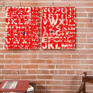See Why Red Set Of 2 16x20 Canvas Prints