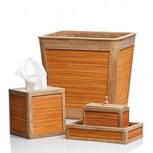 Selamat 4pc St Lucia Orange Bath Set