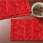 Set Of 4 Holly Placemats