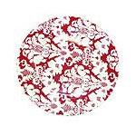 Set Of 4 Red Damask Chargers