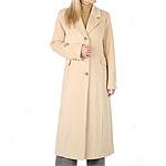 Signature American Designer Natural Wool Coat