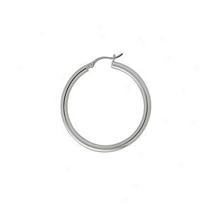 Silver Hoop Earrings