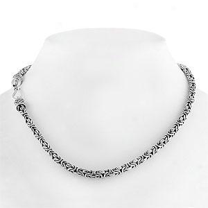 Silver Rope Necklace