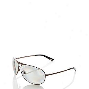 Skagen Womens S025 Grey Aviator Sunglasses