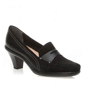 Softwalk Womens Rimini Suede Dress Loafer