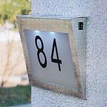 Solar House Number Panel