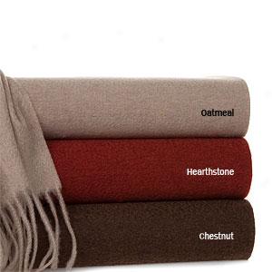 Solid Cashmere Throw